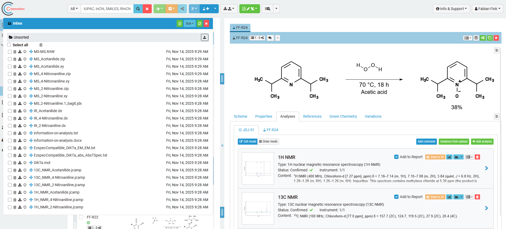Data Collection Import Analytical Data from Inbox