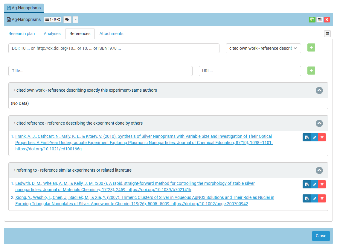 Experiment Design References
